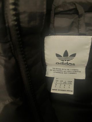 Plumífero Adidas hombre negro