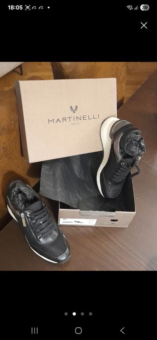 Deportivas Martinelli Cuña Talla 38