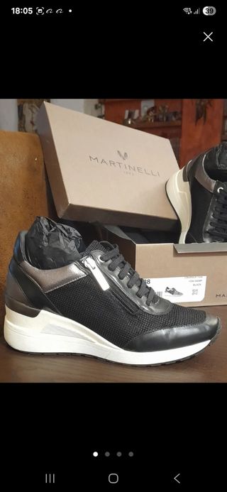 Deportivas Martinelli Cuña Talla 38