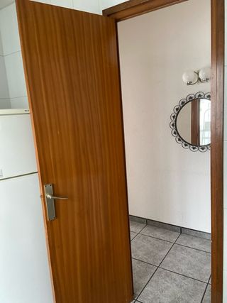 Puertas de interior madera y cristal ámbar