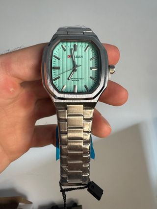 Reloj Curren Cuadrado Esmeralda