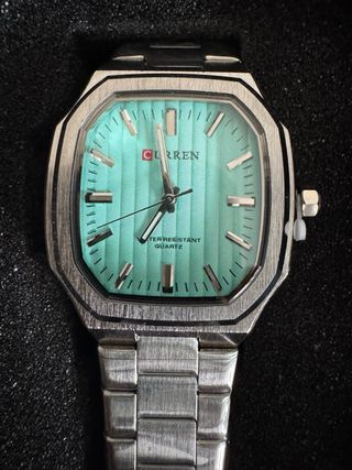 Reloj Curren Cuadrado Esmeralda