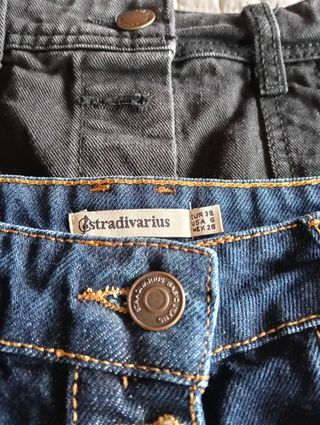 Faldas vaqueras talla 38 (2 uds)