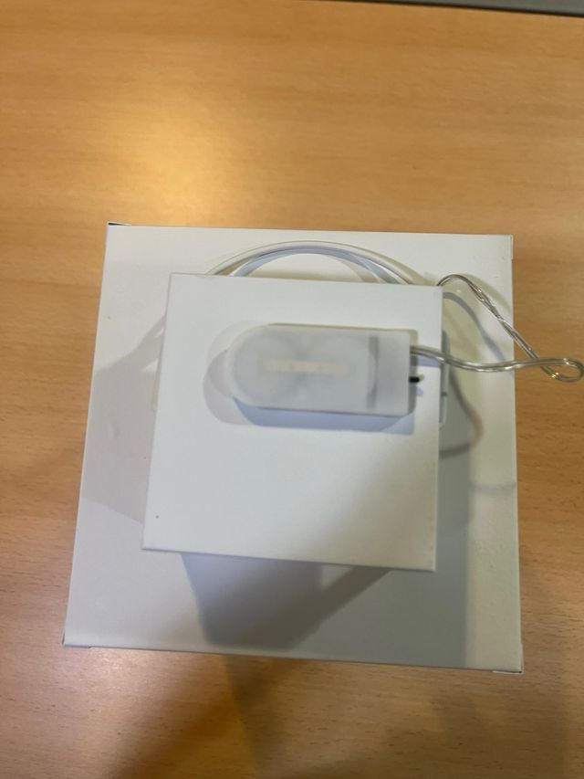 Farolillo con escena navideña.