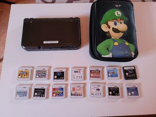 New Nintendo 3DS XL + Cargador + Funda + 14 Juegos
