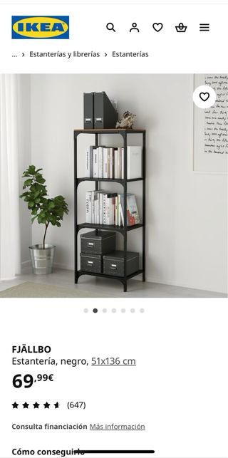 Estantería Fjallbo Ikea