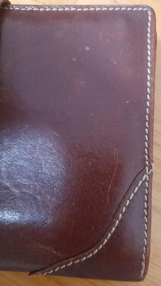 Billetero Piel Fina Diapiel Marrón Nuevo