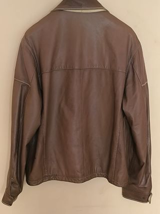 Chaqueta de cuero Torras marrón