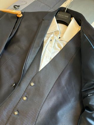 Traje Novio Chaqueta Azul Marino Talla L