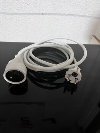Cable alargador (enchufe y toma) 3 metros 