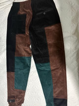 Pantalones Grimey Patchwork Corduroy