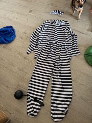 Disfraz Preso Talla Única M\L