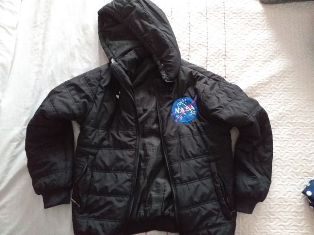 Chaqueta negra Joma parche NASA 14 años