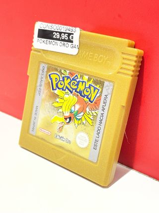 Pokémon Oro Game Boy Color Edición Oro