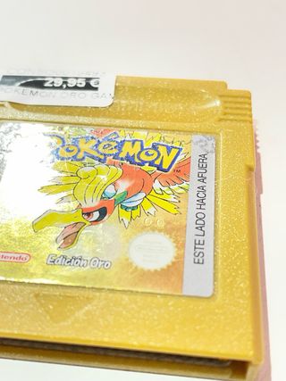 Pokémon Oro Game Boy Color Edición Oro