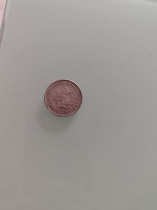 25 Pesetas 1957 Franco Caudillo de España