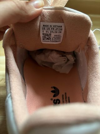 Adidas Campus Rosa y Blanco