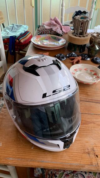 Casco Moto LS2 Blanco