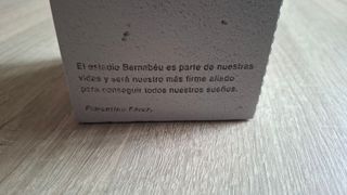 Pieza exclusiva del Santiago Bernabeu 
