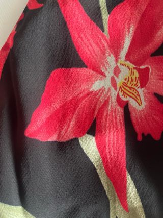 Vestido largo estampado floral
