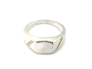 sello plata 925mm con piedra t. 22 (19,74 mm)
