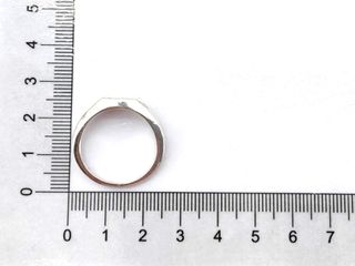 sello plata 925mm con piedra t. 22 (19,74 mm)