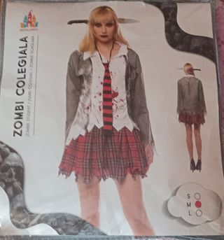 Disfraz Zombi Colegiala PartyLandia Talla M