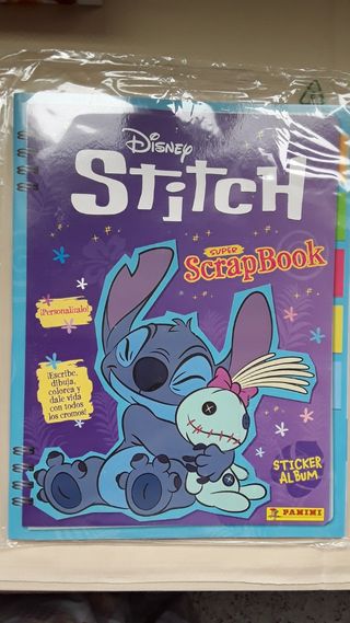 Lote álbum y cromos Stitch Scrapbook Panini
