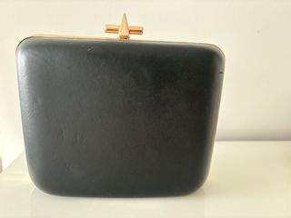 Bolso de mano Zara Trafaluc negro y dorado