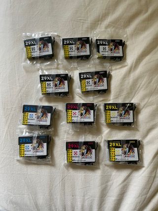 Lote Cartuchos Tinta AUBEN 29XL Negro y Color