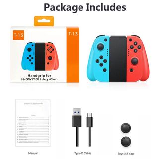 2 nuovi joypad handgrip per Nintendo Switch