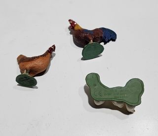 Gallo, gallina y pollitos Schleich 