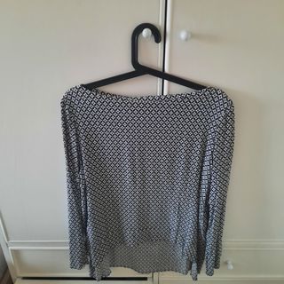 Blusa estampada de zara
