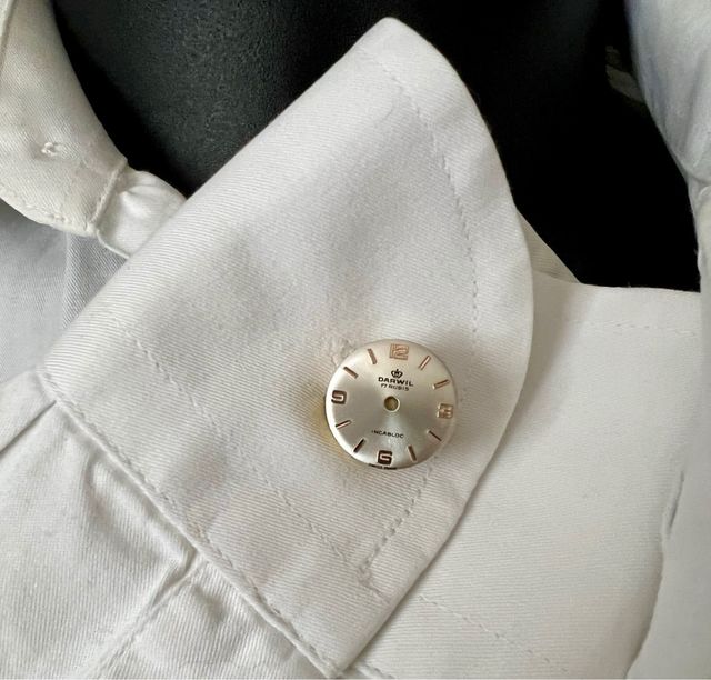 copri-bottoni unisex quadranti Darwil 17 rubis