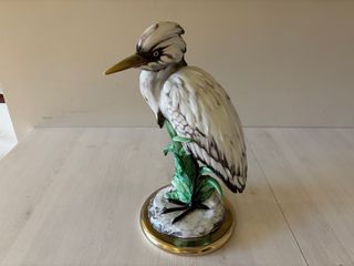 Figura de porcelana de ave