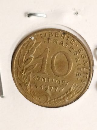 10 Céntimos Francia 1977