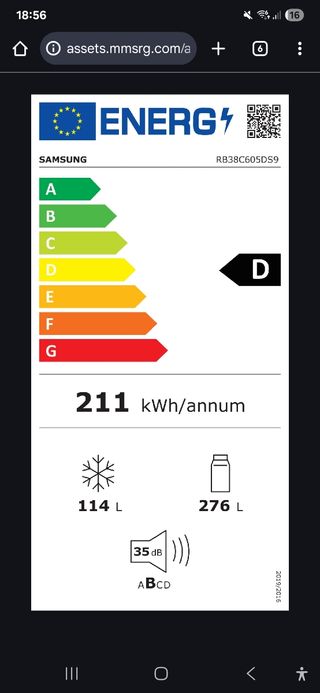 Frigorífico Samsung Smart No Frost Combi