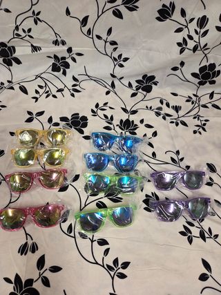 10 Gafas de Sol Fiesta Colores
