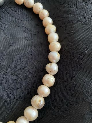 collar de perlas naturales de barraca