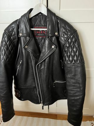 Chaqueta de cuero Alex Cruzada XXL