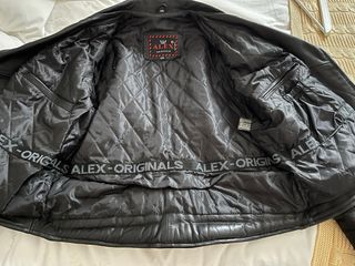 Chaqueta de cuero Alex Cruzada XXL