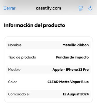 Funda Casetify iPhone 13 Pro