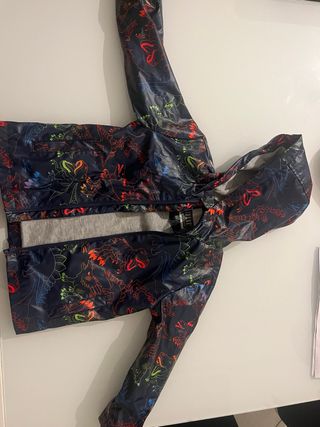 Giacca a vento impermeabile dinosauri