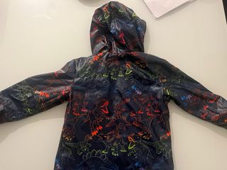 Giacca a vento impermeabile dinosauri