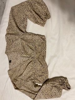 2 Blusas Cortas Tipo Top Animal Print