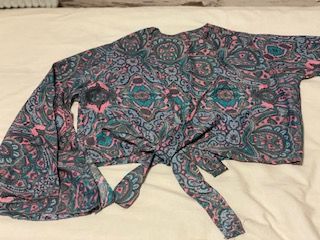 2 Blusas Cortas Tipo Top Animal Print