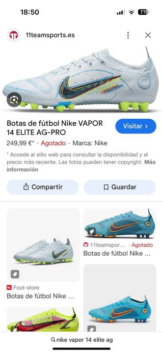 Zapatillas de fútbol Nike Vapor ELITE PRO