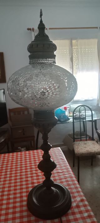 Lampara de pie mosaico