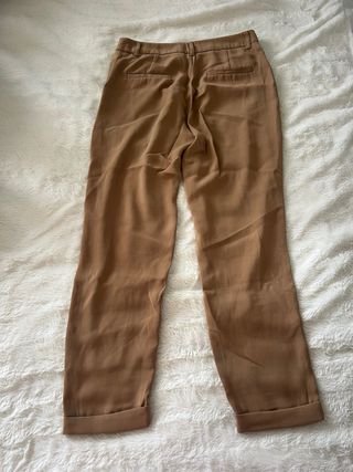 Pantalón marrón elegante talla 34