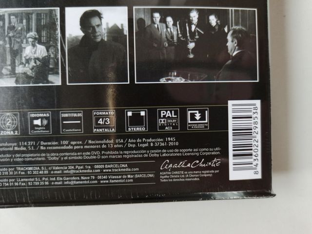 Diez Negritos DVD + Libro Agatha Christie